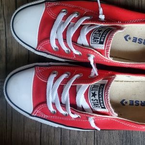 Converse Red Slingback Shoes 9.5